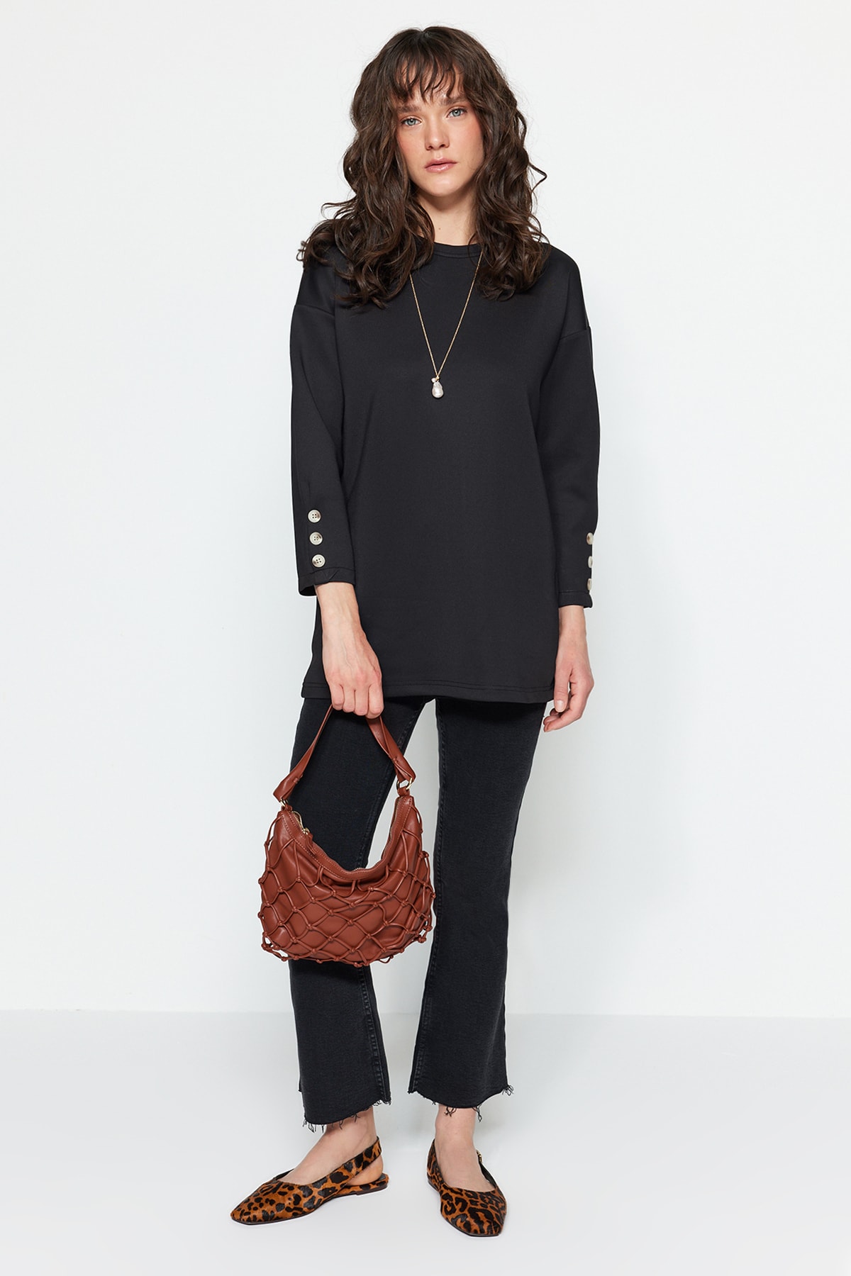 Trendyol Tunic - Black - Regular fit