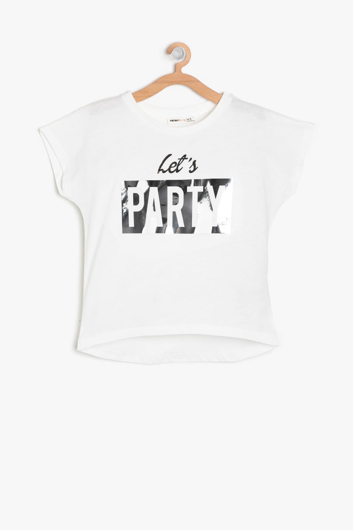 Koton Ecru Girl Printed T-Shirt