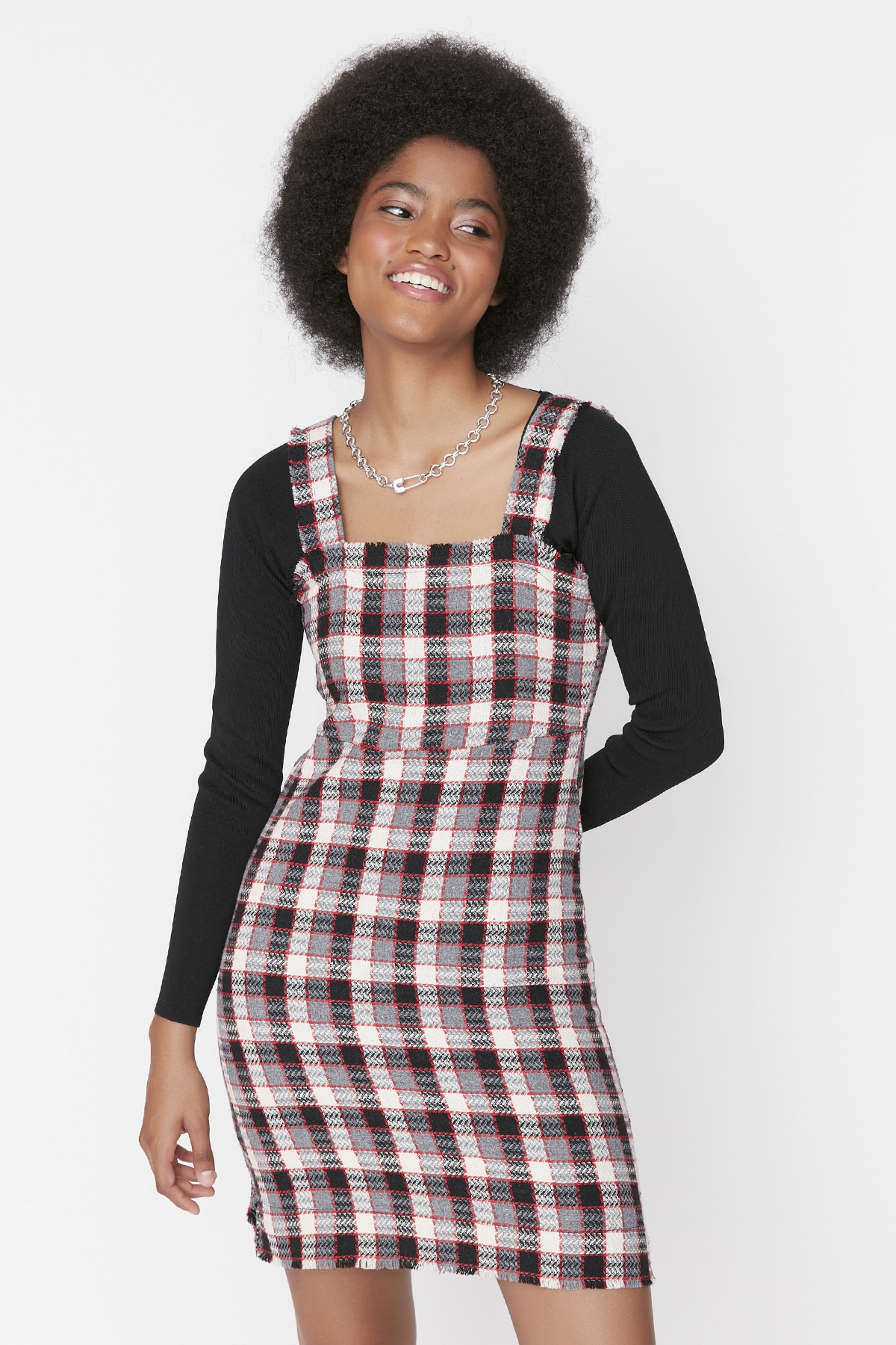 Trendyol Dress - Black - Jile