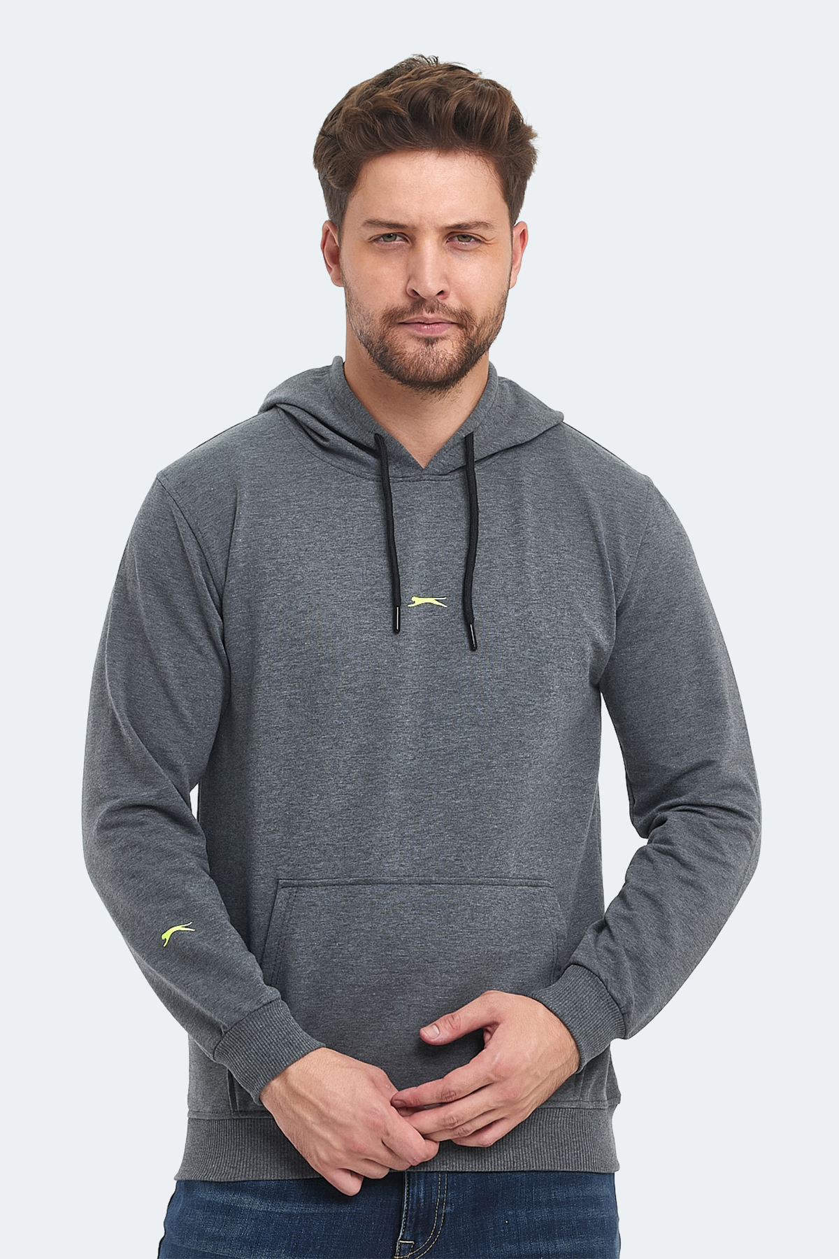 Slazenger OSLO IN Men's Sweatshirt Dark Gray