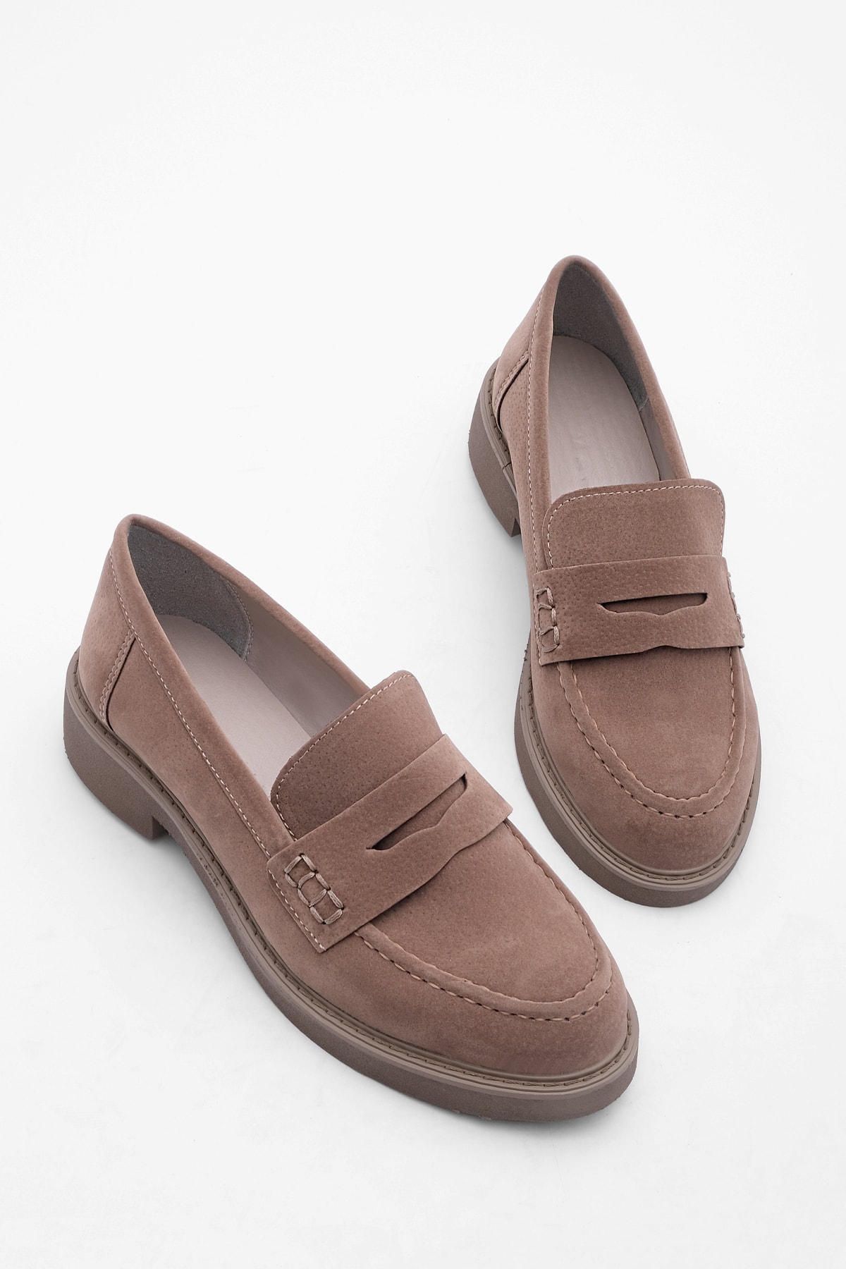Levně Marjin Women's Loafers Loafers Casual Shoes Andel Mink