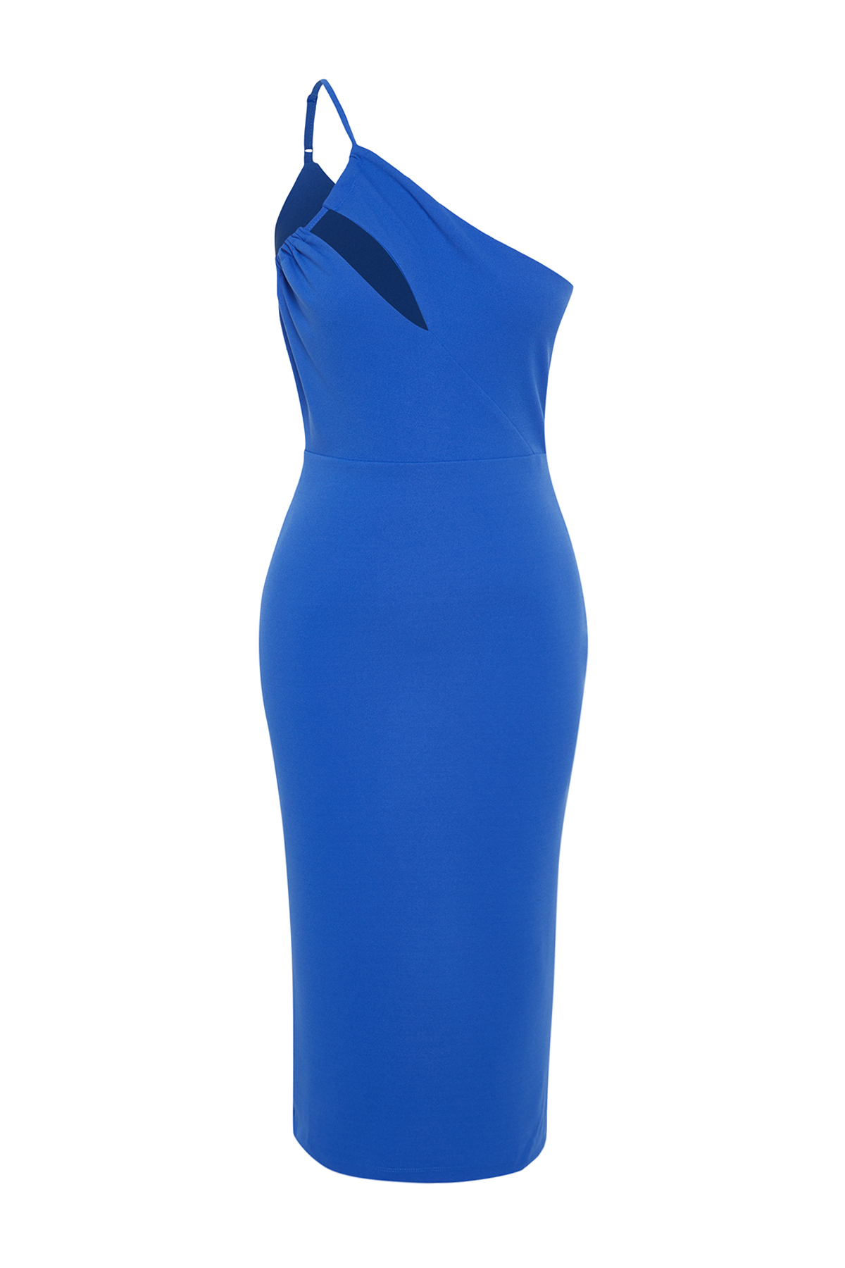 Trendyol Saxe-fitting Window/Cut Out Detailed Knitted Elegant Evening Dress
