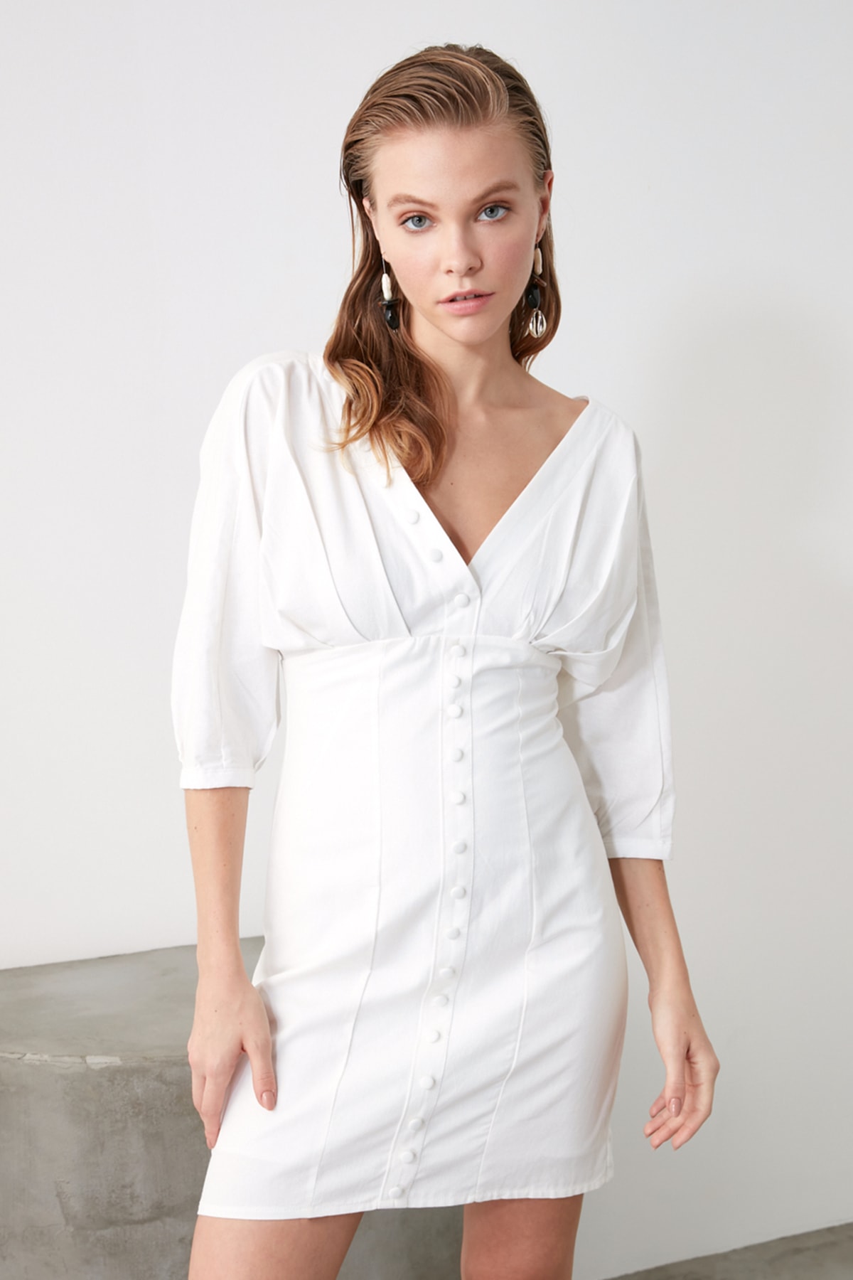 Rochie femei, Trendyol Button Detailed