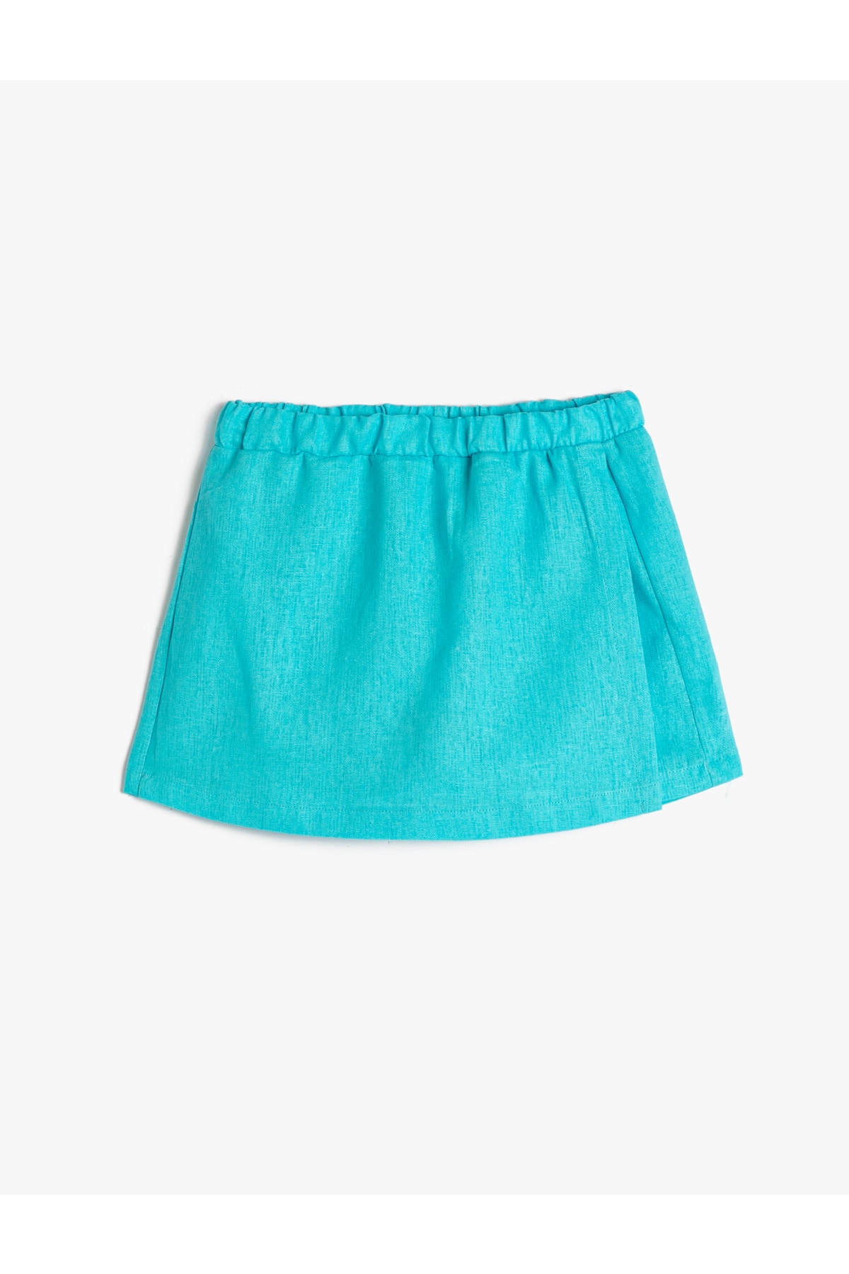 Levně Koton Linen Shorts Skirt Elastic Waist Wrap