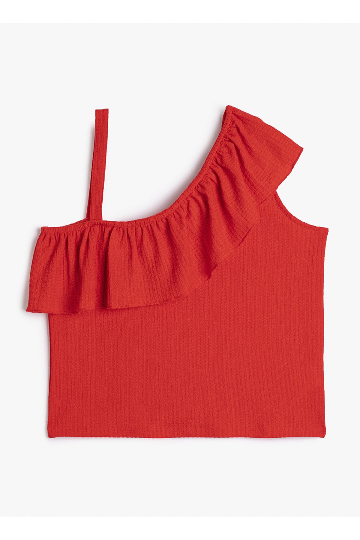 Levně Koton Plain Red Girls' T-Shirt 3SKG10140AK