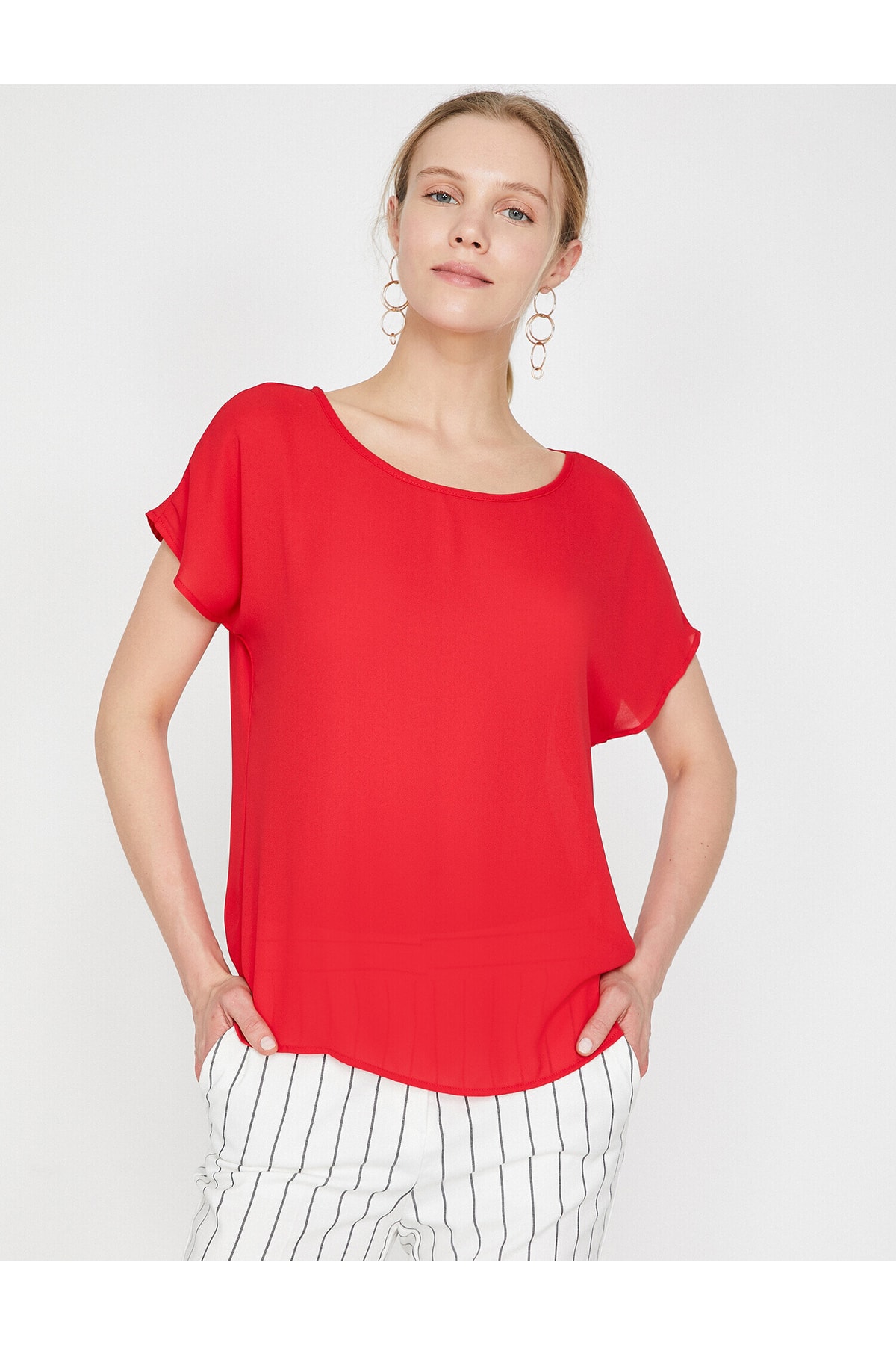 Koton Crew Neck Blouse