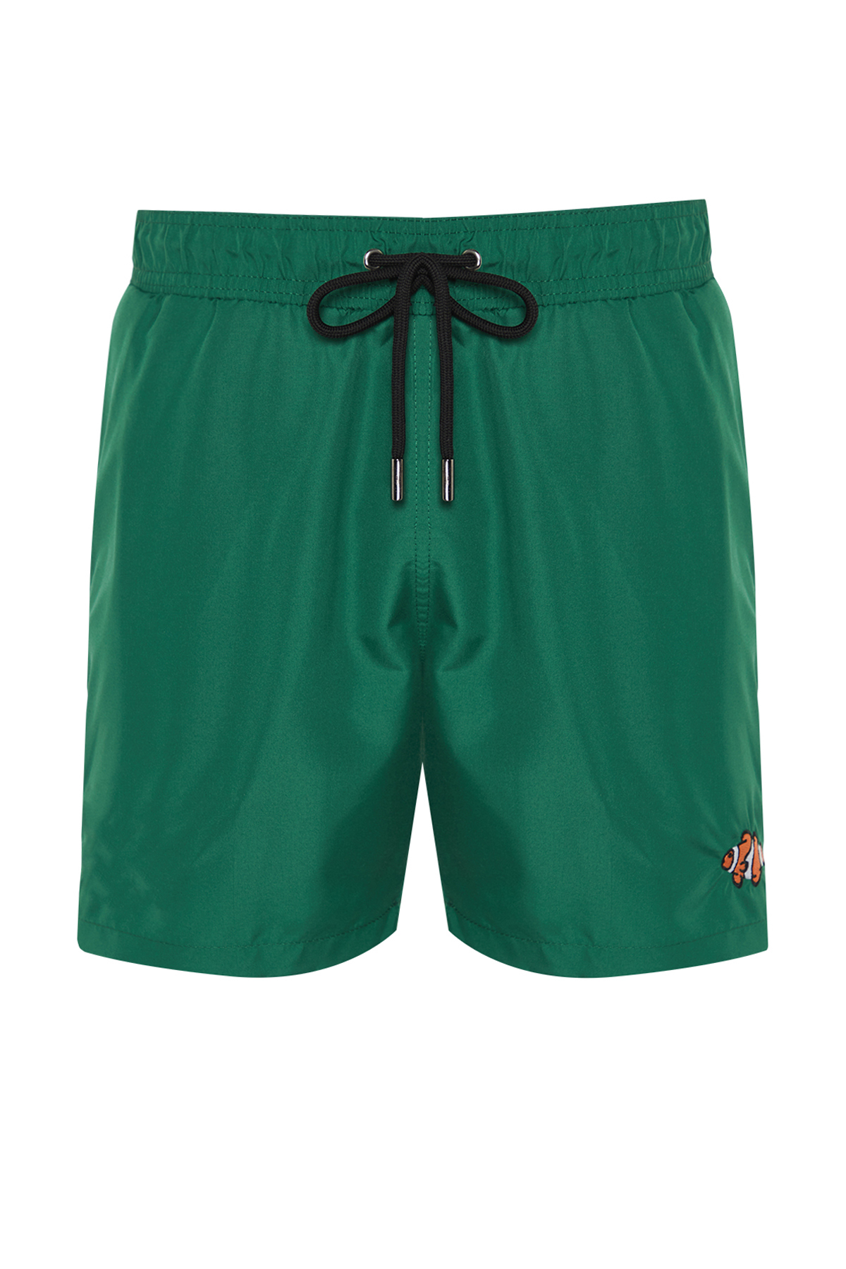 Levně Trendyol Men's Green Penguin Embroidered Marine Shorts