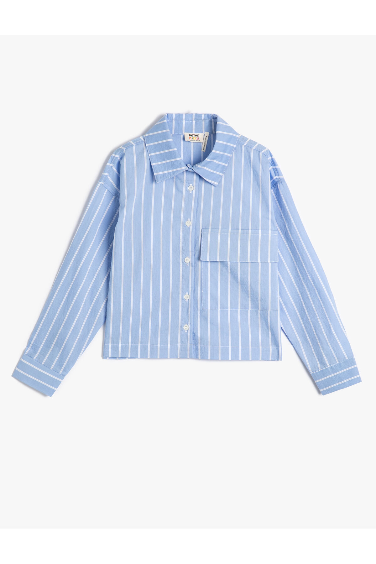 Koton Shirt Long Sleeve Buttoned with Pocket Detail