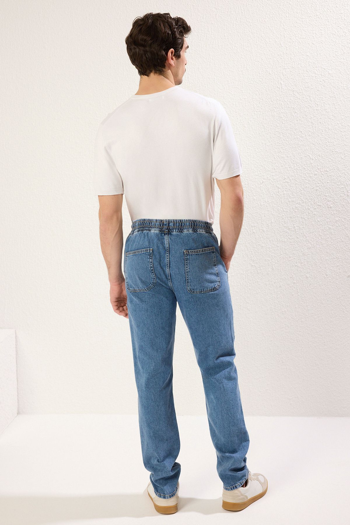 Trendyol Blue Regular Fit Thin Fabric Denim Jeans Trousers Jeans