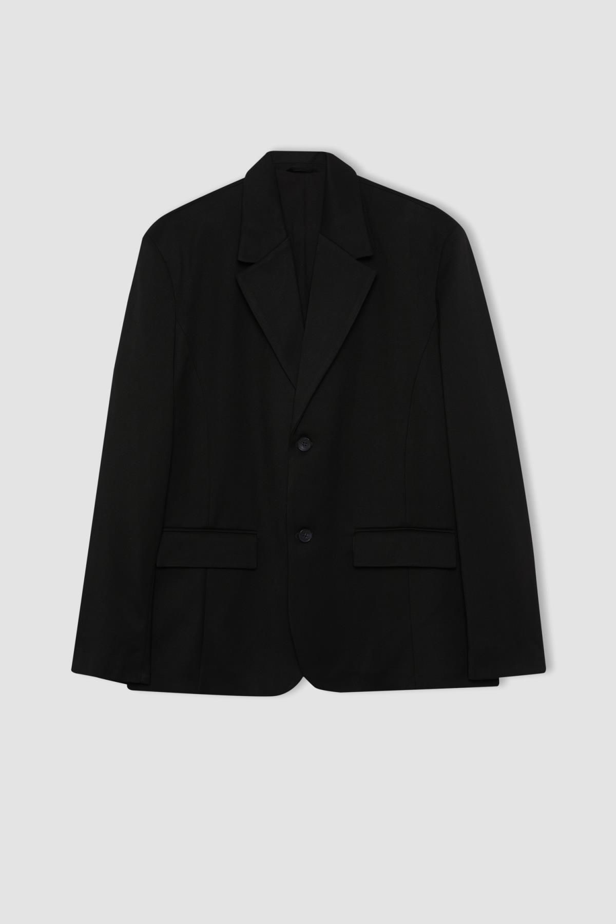 DEFACTO Relax Fit Lined Blazer Jacket