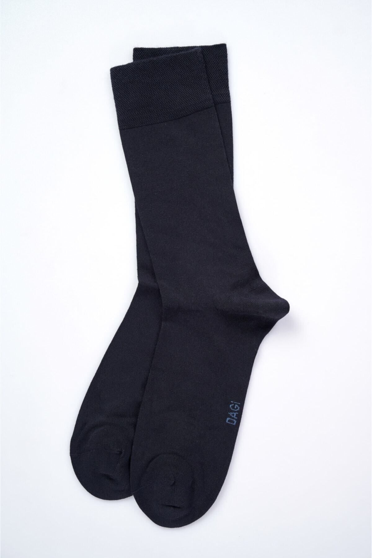 Levně Dagi Navy Blue Men's Micro Modal Socks
