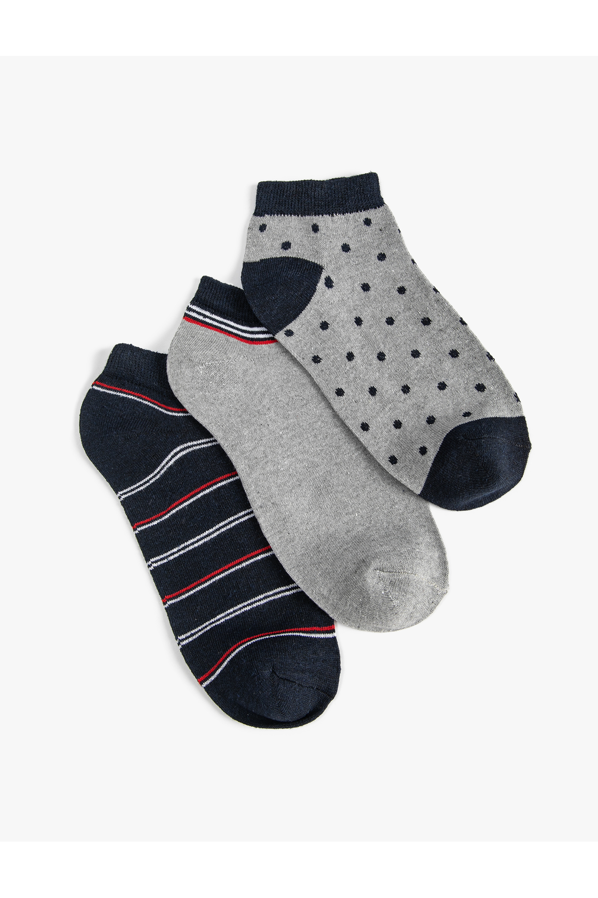 Levně Koton 3-Pack Multicolored Booties Socks Set