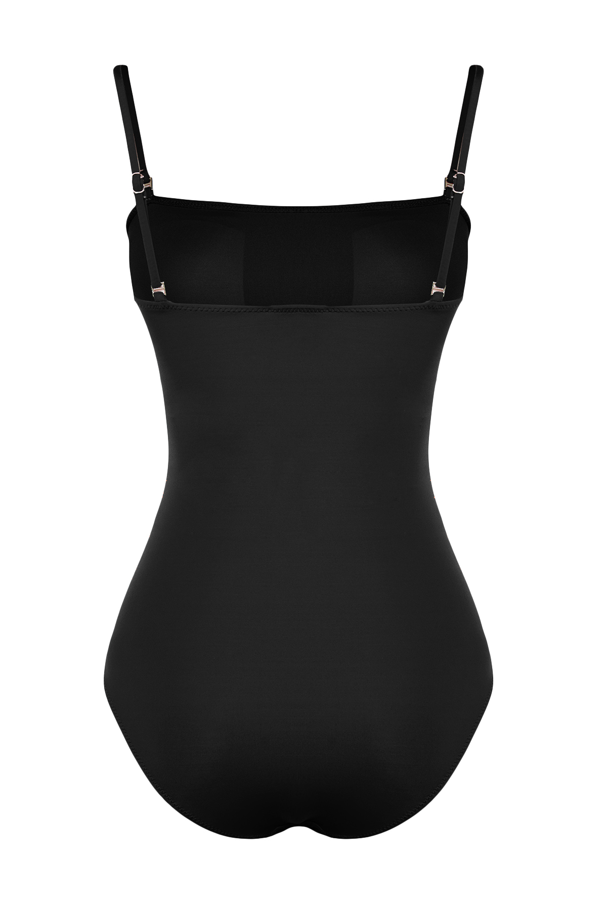 Trendyol Black Strapless Compression Regular Swimsuit