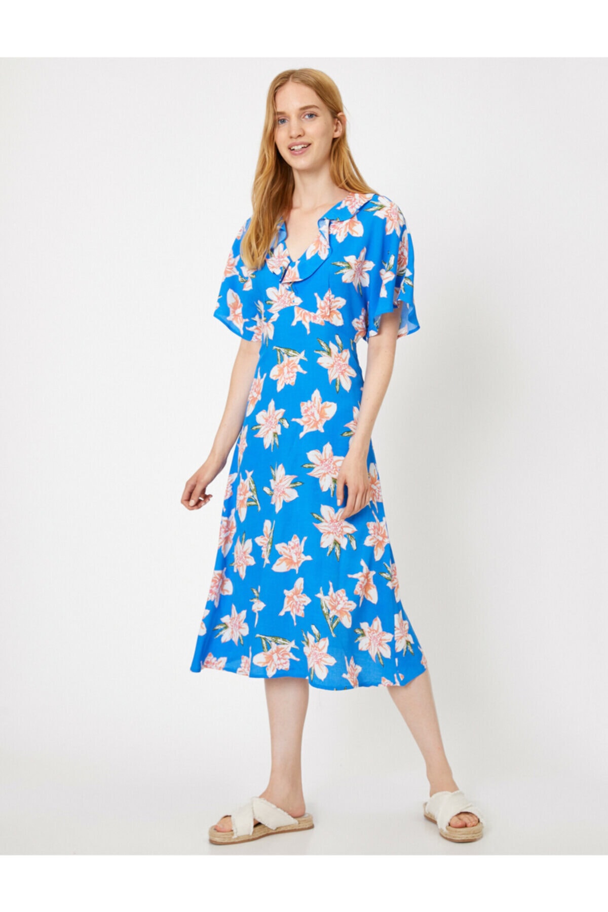 Koton Dress - Blue - A-line