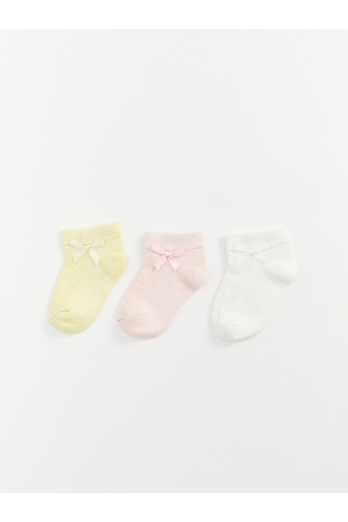 Levně LC Waikiki 3-Pack Basic Baby Girl Socks