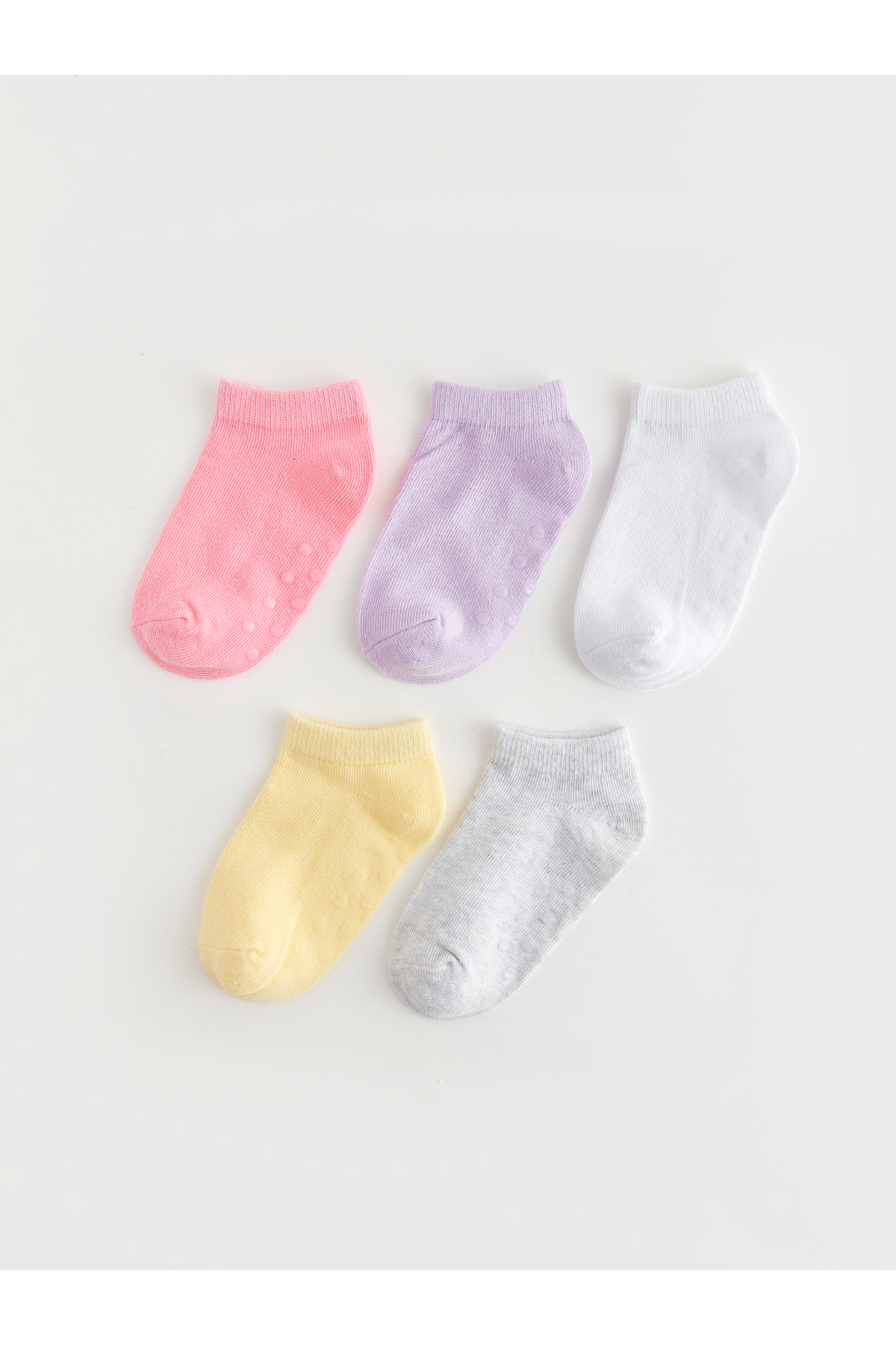 LC Waikiki Basic Baby Girl Booties Socks 5 Pack