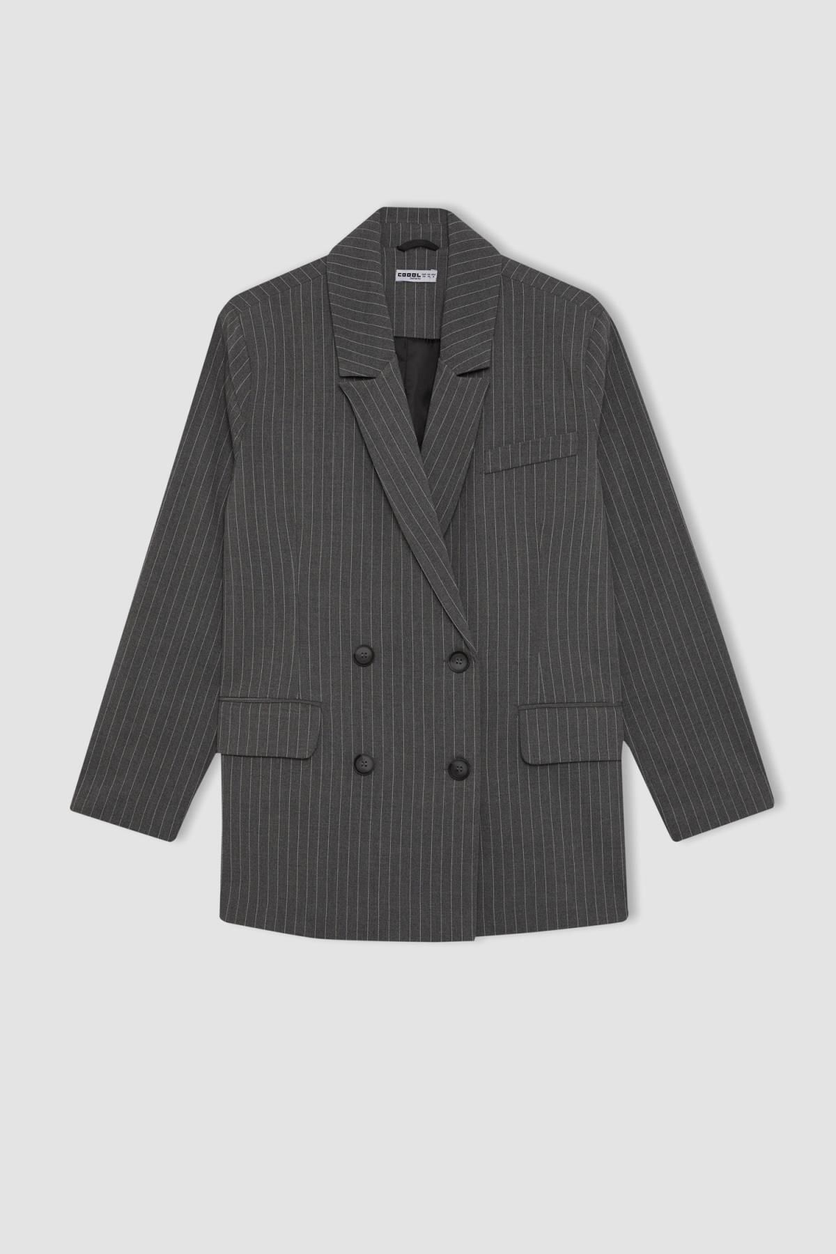 DEFACTO Cool Oversized Fit Blazer Jacket