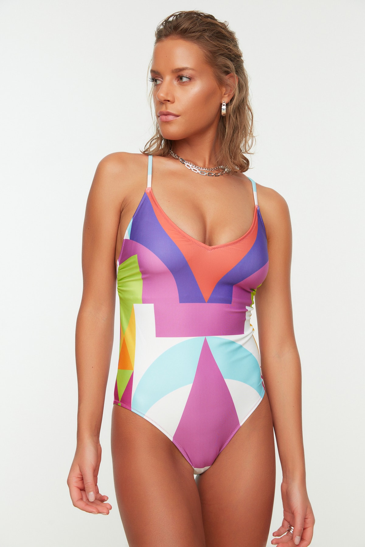 Costum de baie Trendyol Multicolored