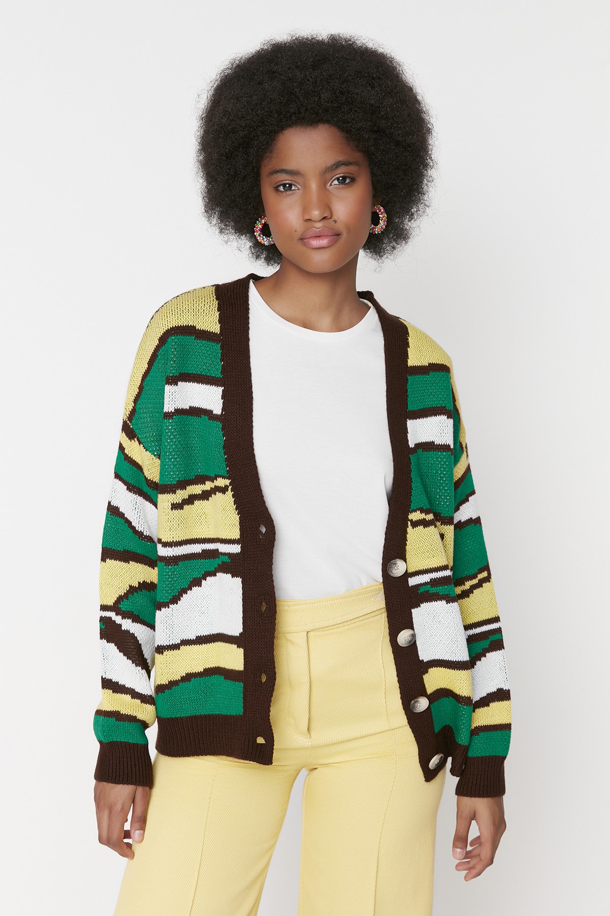 Trendyol Cardigan - Brown - Regular fit