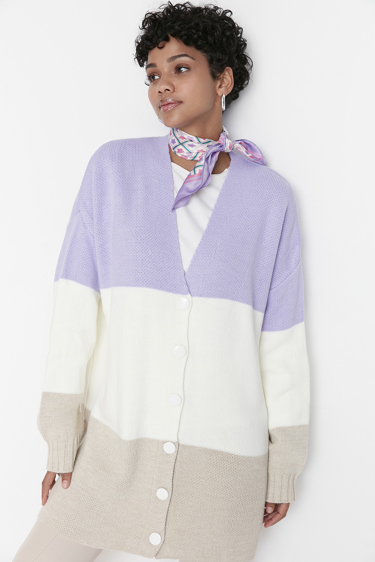 Trendyol Cardigan - Beige - Regular fit