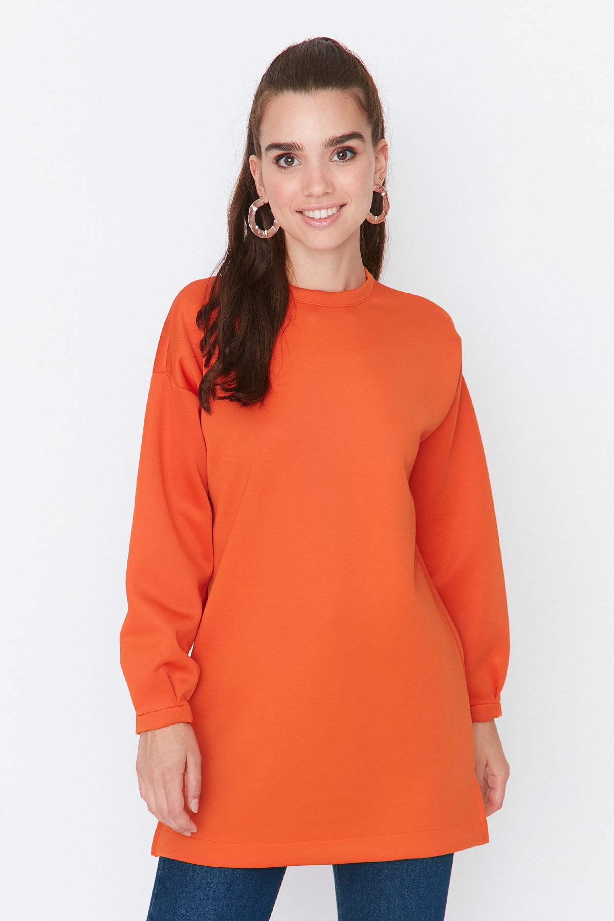 Trendyol Sweatshirt - Red - Regular fit