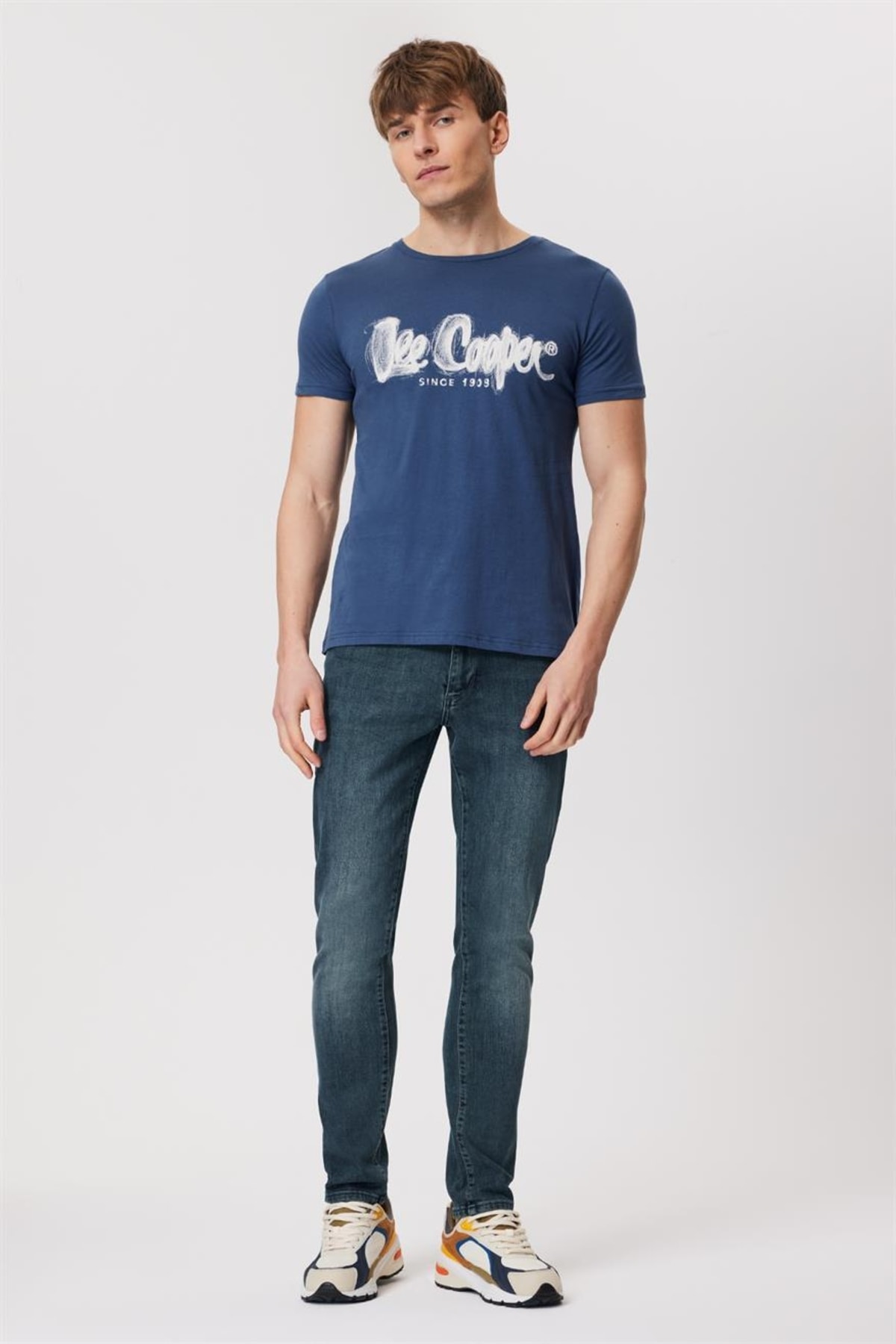 Lee Cooper Men's T-shirt Indigo