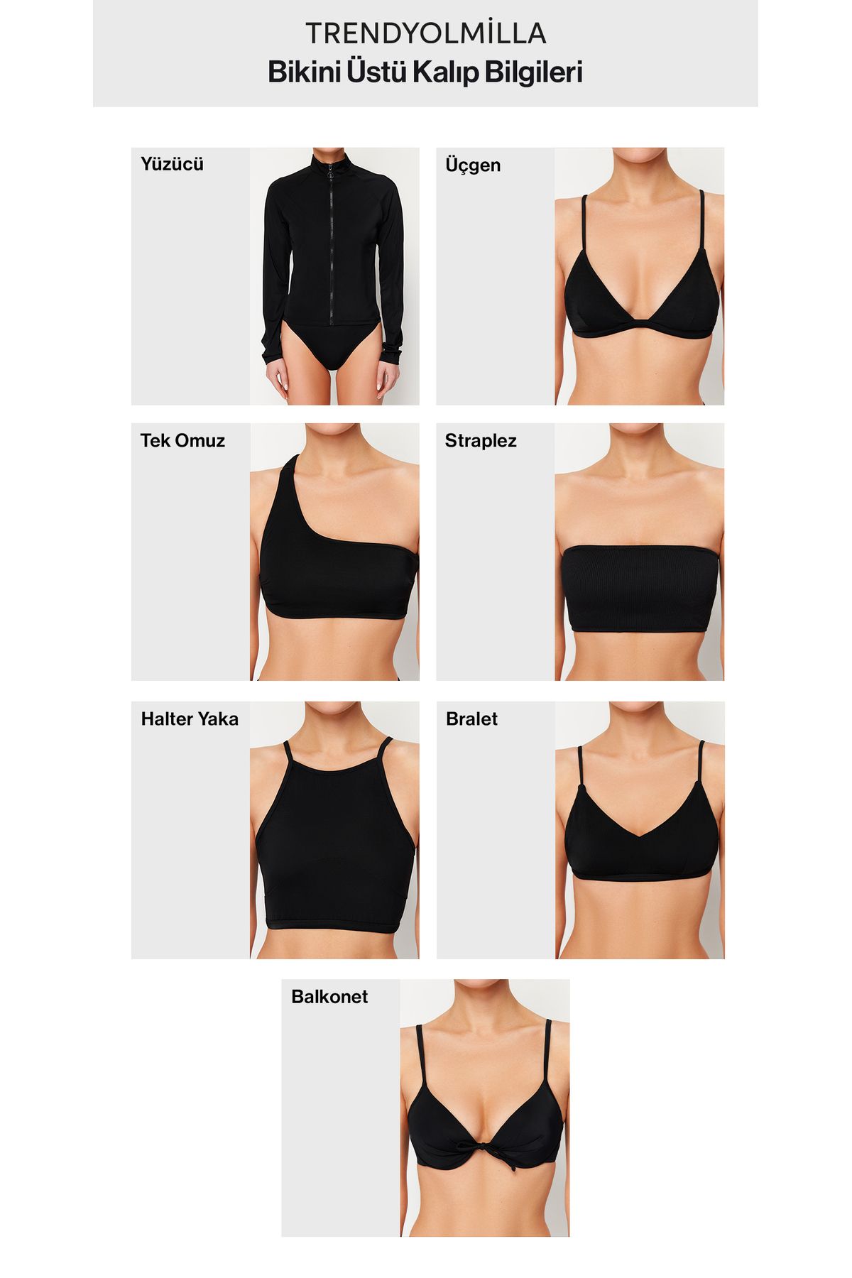 Bikini partea de sus, Trendyol