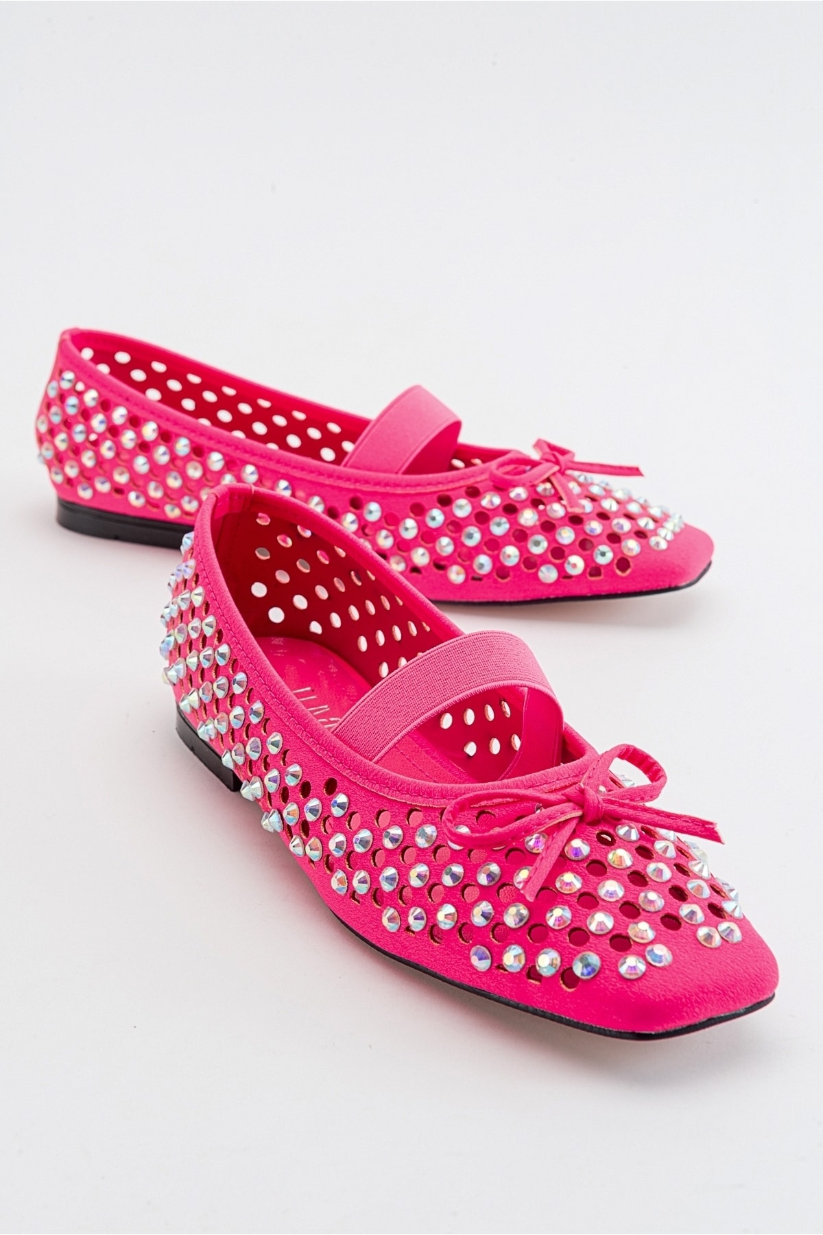 LuviShoes Babes Women's Fuchsia Flat Shoes