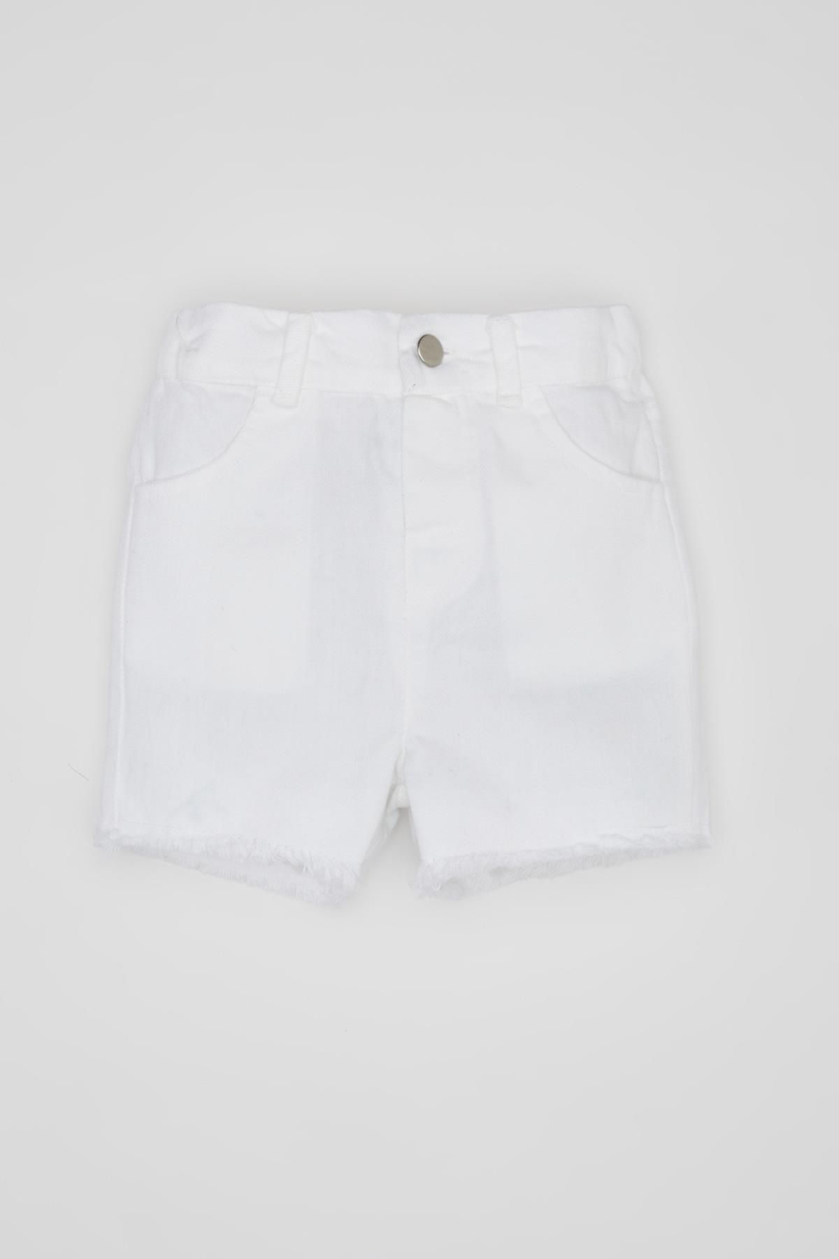 DEFACTO Baby Girl Gabardine Shorts