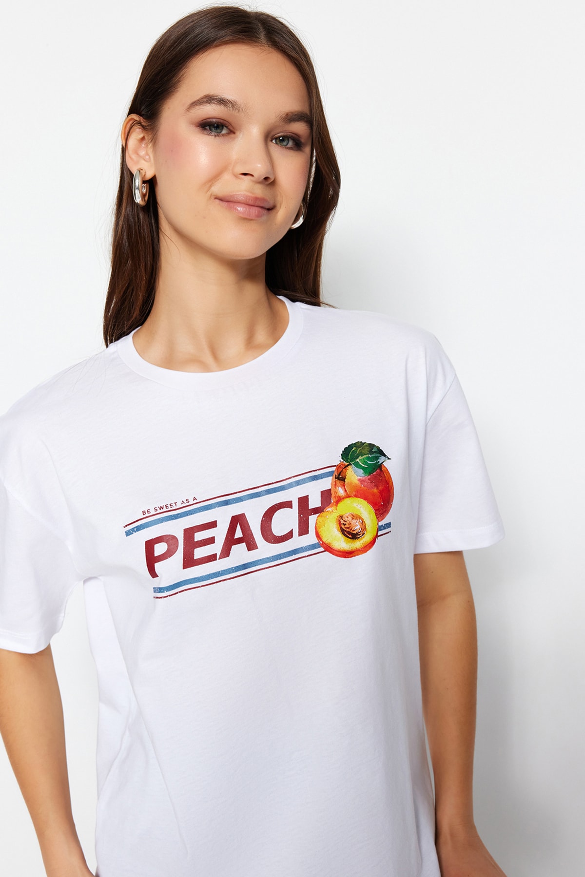 Trendyol T-Shirt - White - Relaxed fit
