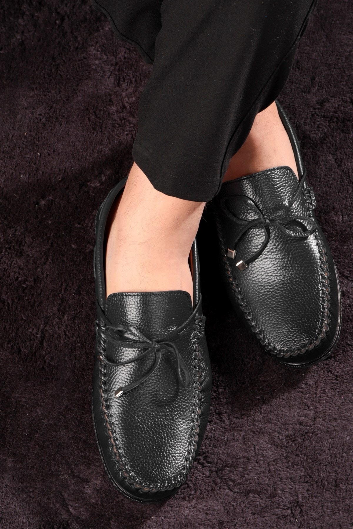 Levně Ducavelli Borde Genuine Leather Men's Casual Shoes, Loafer Shoes, Light Shoes