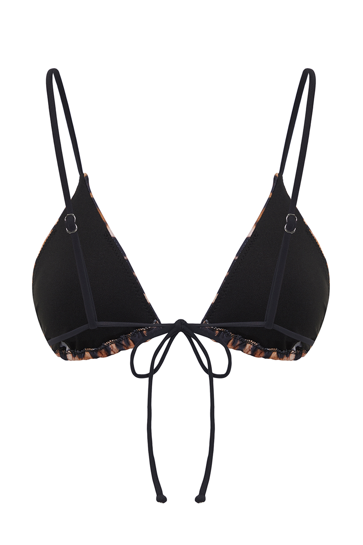 Trendyol Leopard Print Triangle Bikini Top