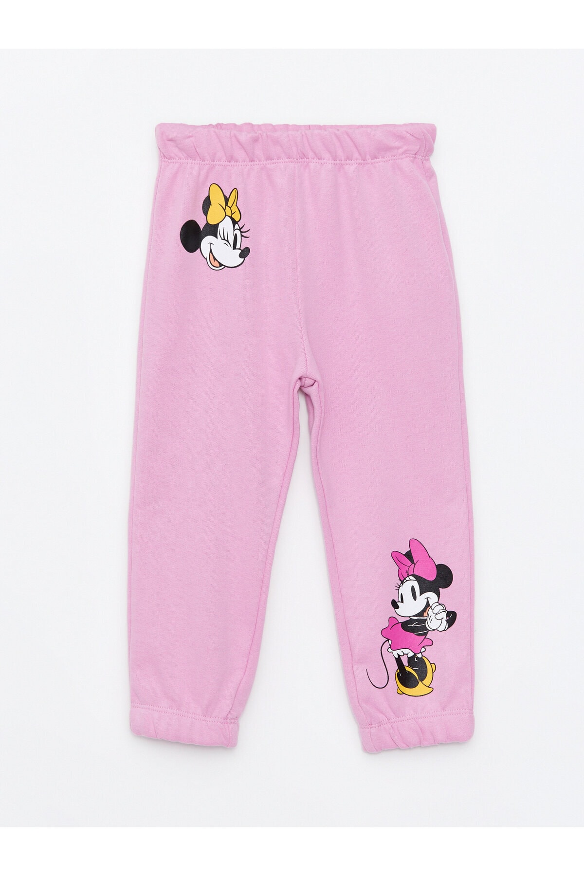 Levně LC Waikiki Baby Girl Tracksuit Bottoms with an Elastic Waist Minnie Mouse Print