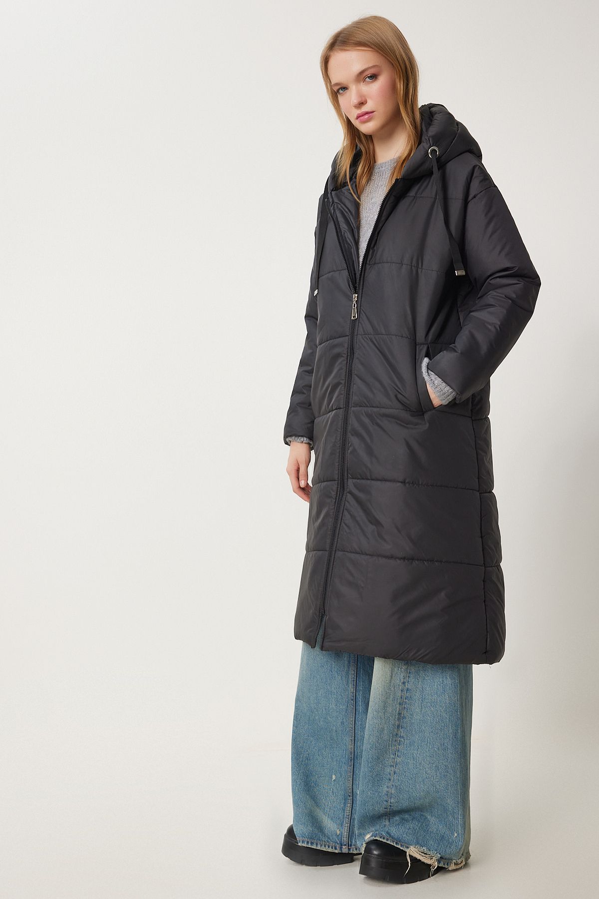 Geaca dama, Happiness İstanbul DD01006/Black