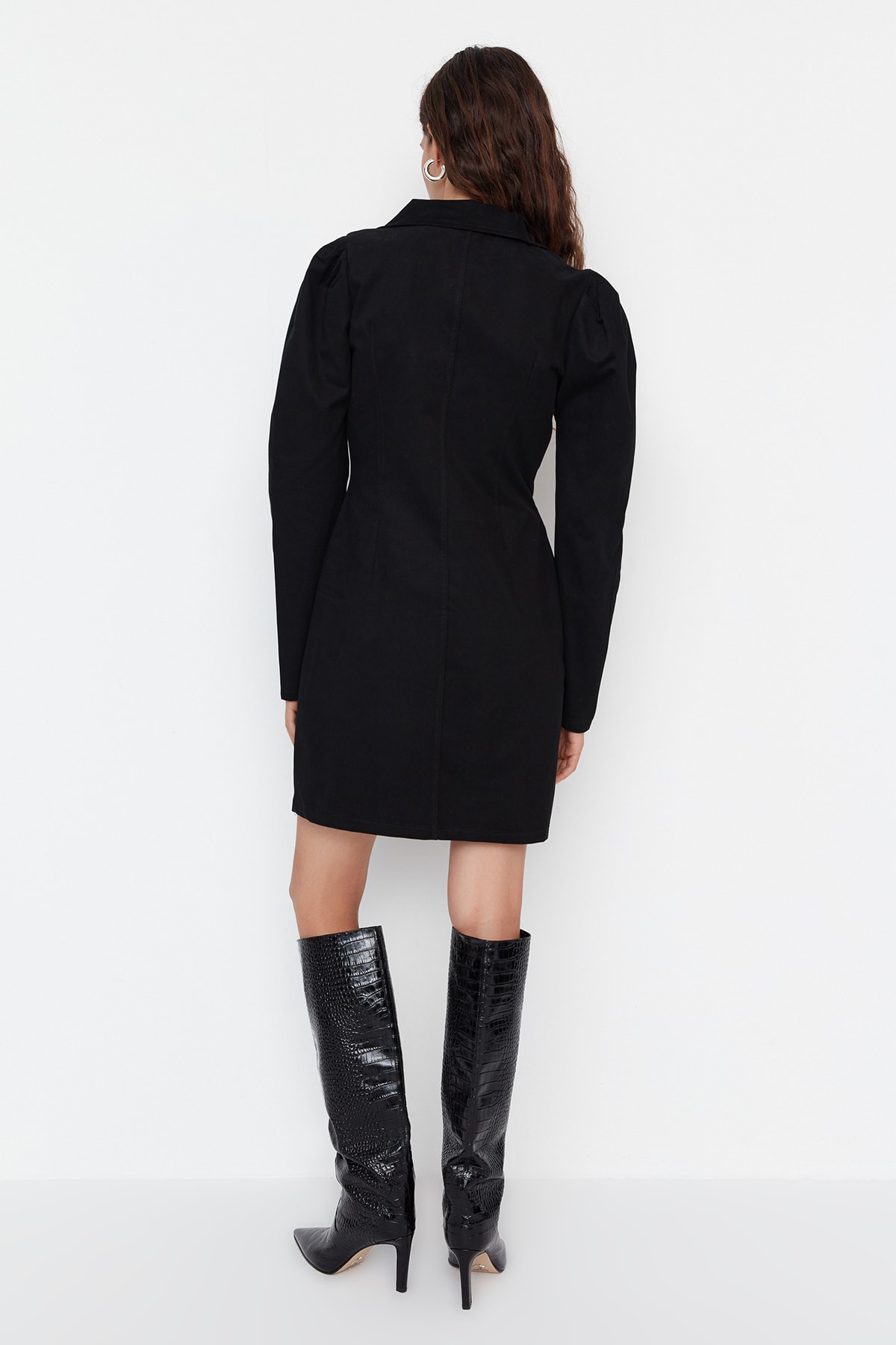 Rochie de dama Trendyol TWOAW22EL1352/Black