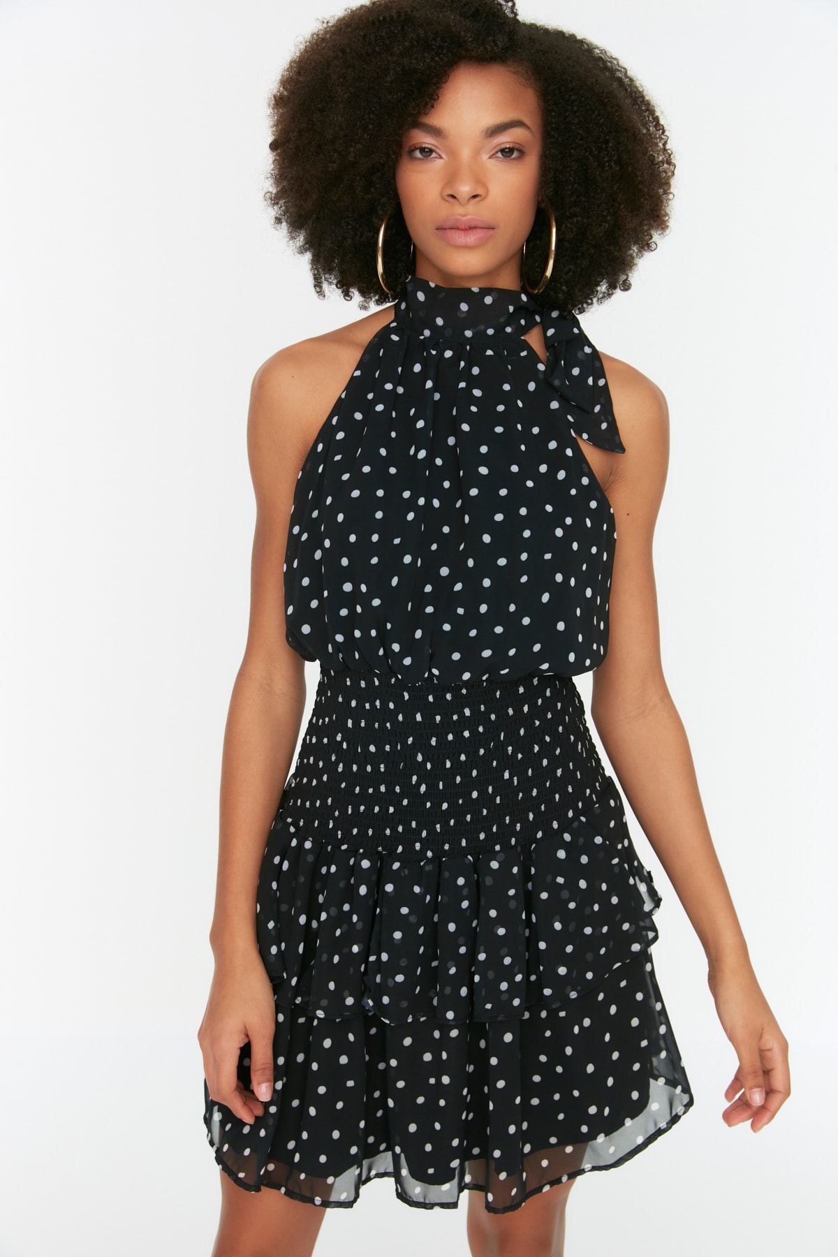 Rochie de damă Trendyol Polka dot printed