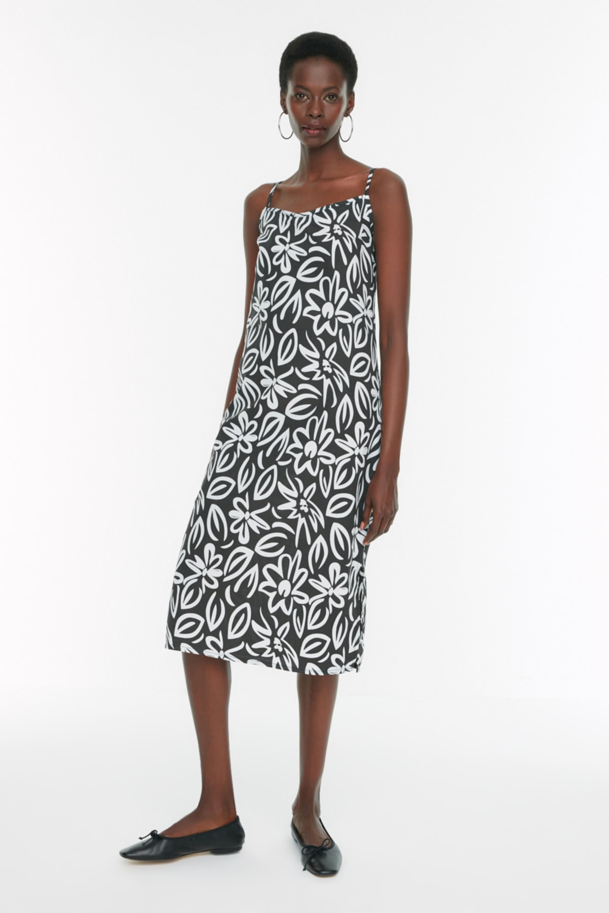 Rochie Trendyol Black Rope cu curea