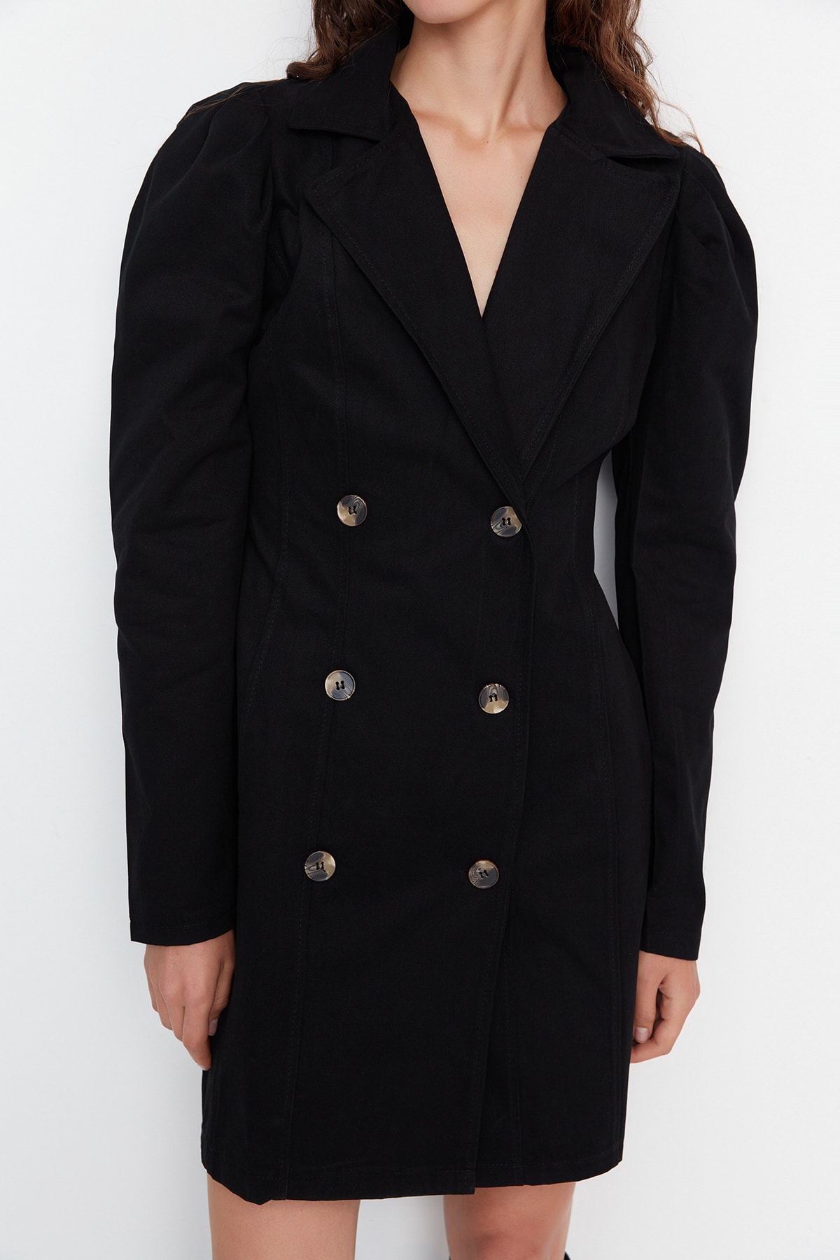 Rochie de dama Trendyol TWOAW22EL1352/Black