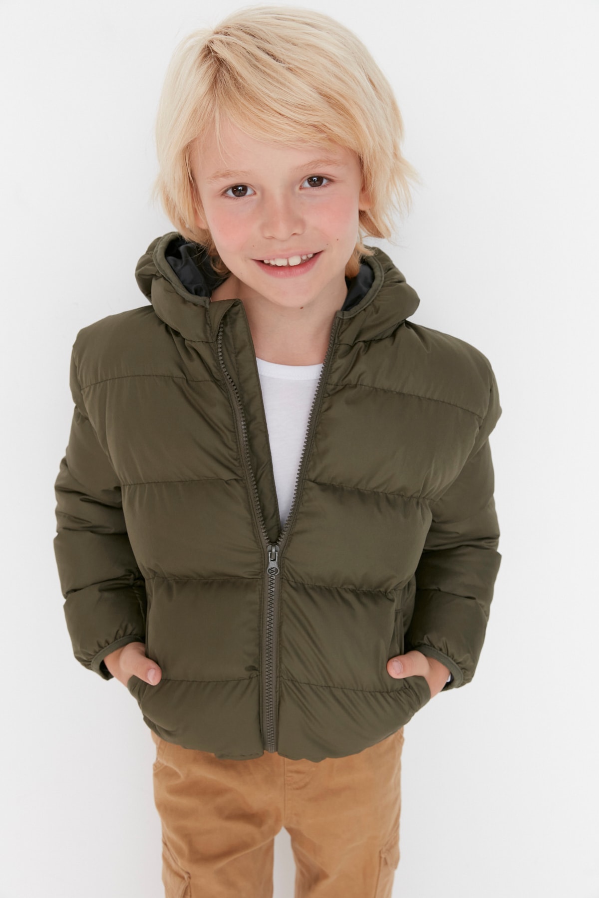Trendyol Khaki Boy's Down Jacket