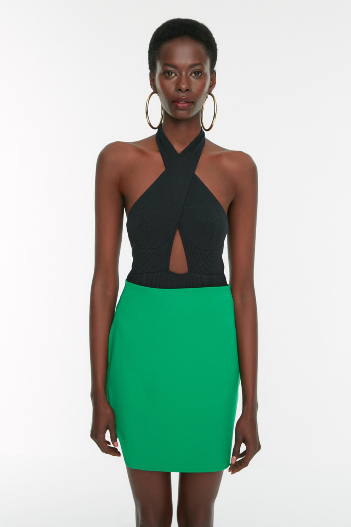 Trendyol Black Knitted Body