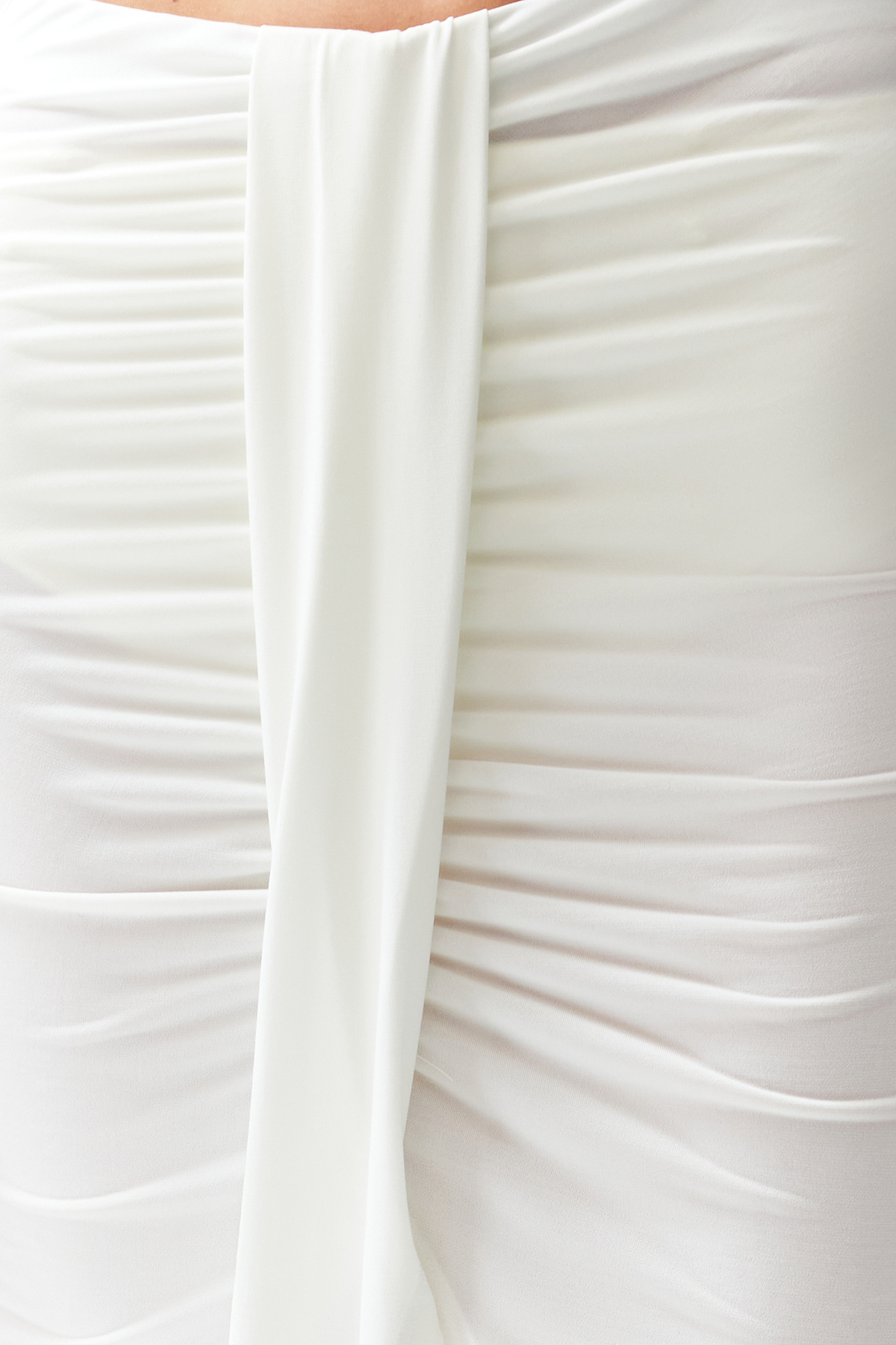 Trendyol Ecru Maxi Knitted Beach Skirt