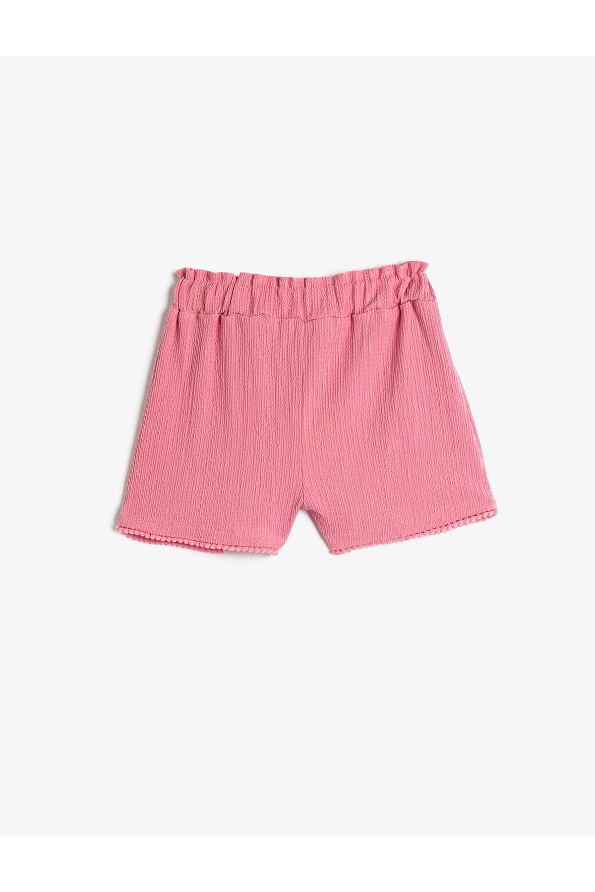 Koton The Waist of the Shorts is Elastic, Pleated, Textured.