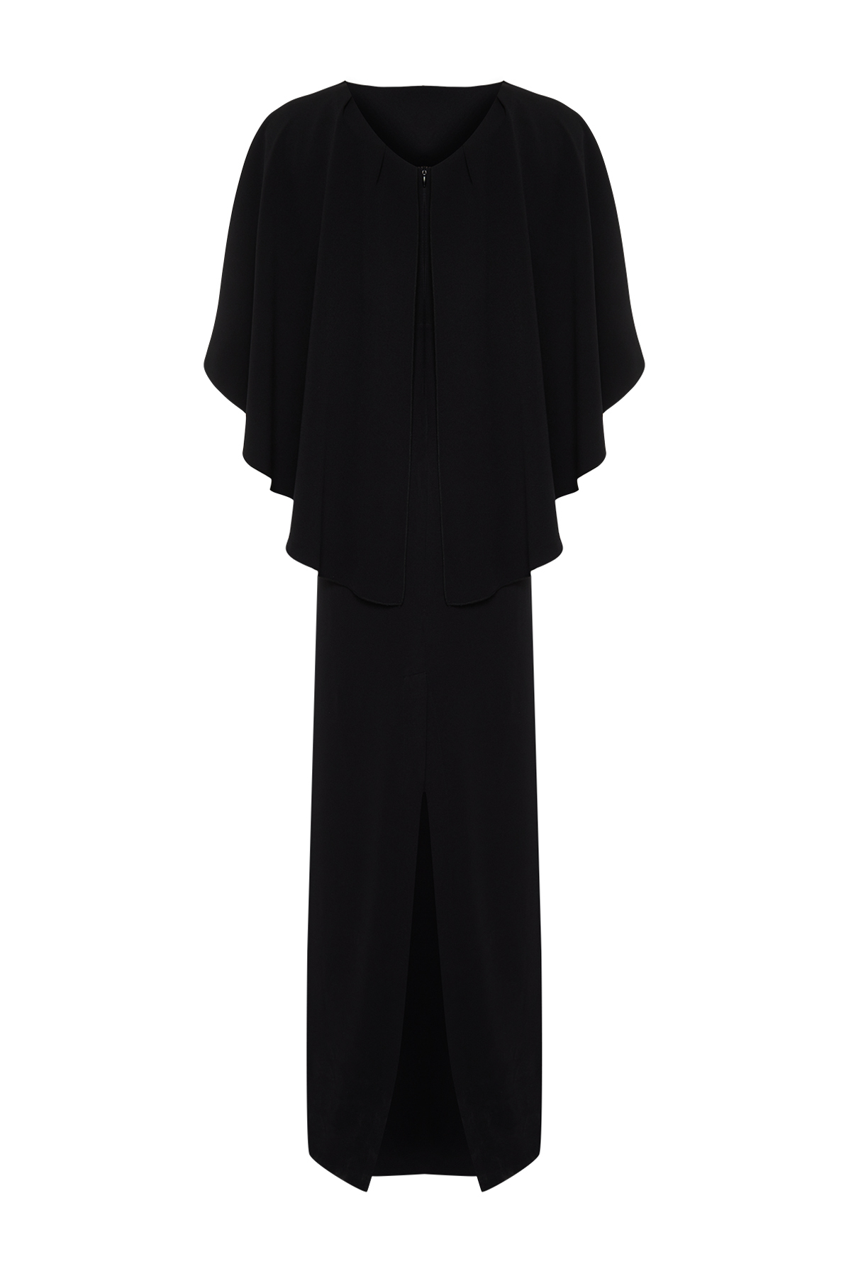 Trendyol Black Fitted Knitted Tulle Dress