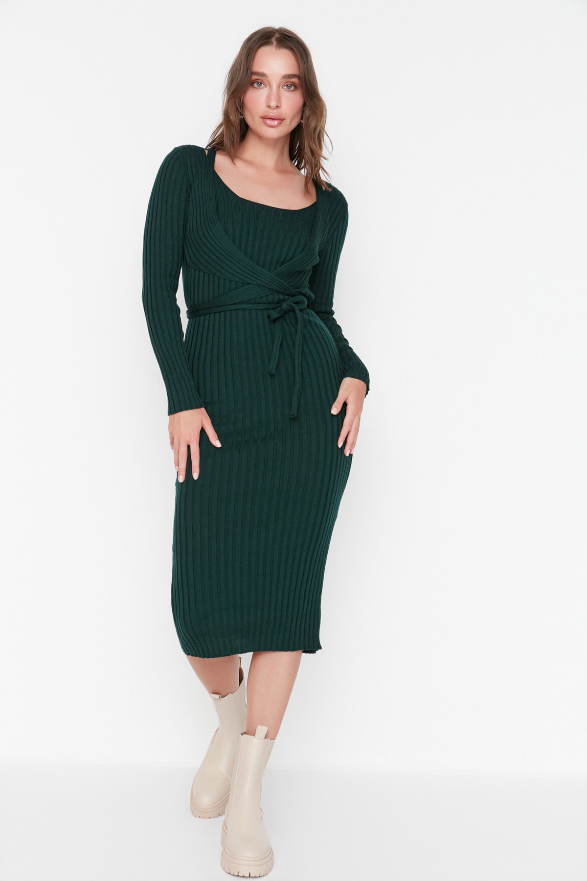 Trendyol Dress - Green - Basic