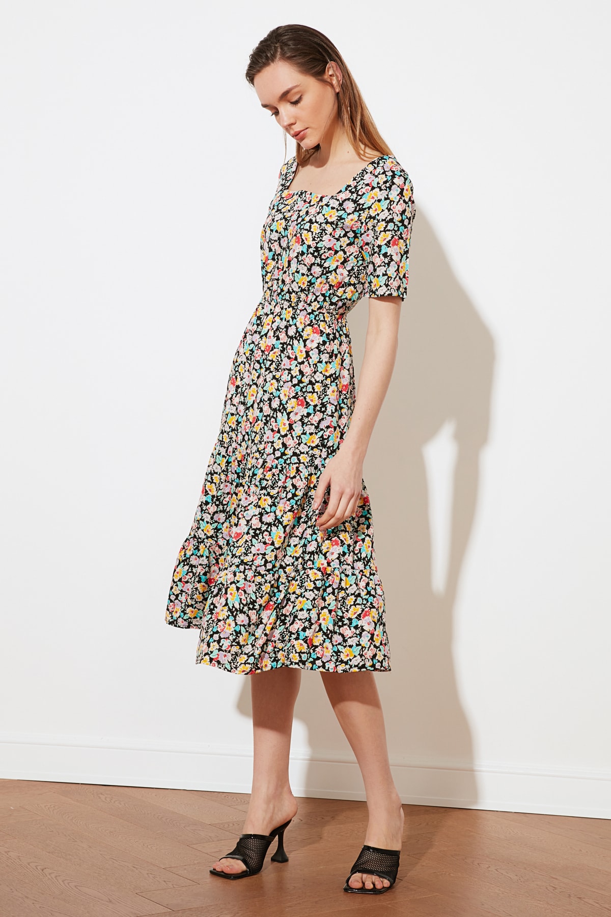 trendyol floral patterned