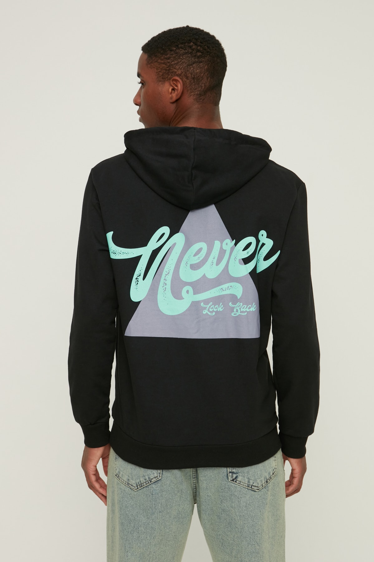 Trendyol Sweatshirt - Black - Regular fit
