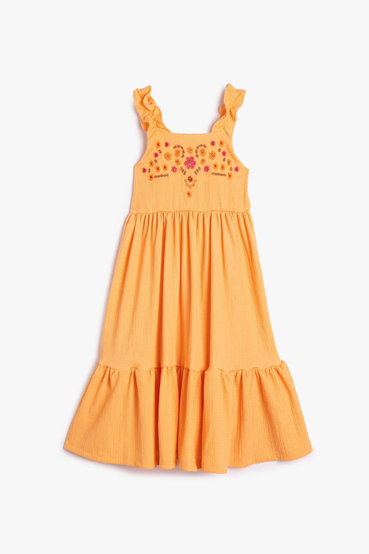 Koton Girl Orange Dress
