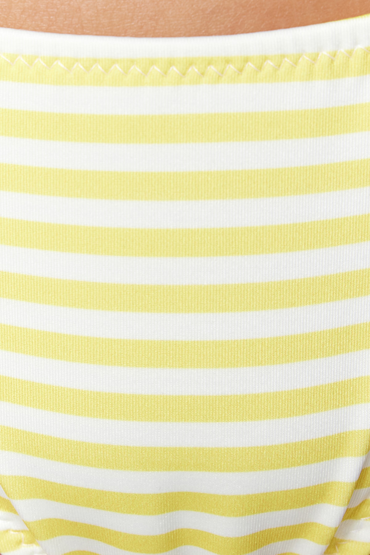 Trendyol Striped Tie-Up High Leg Bikini Bottom
