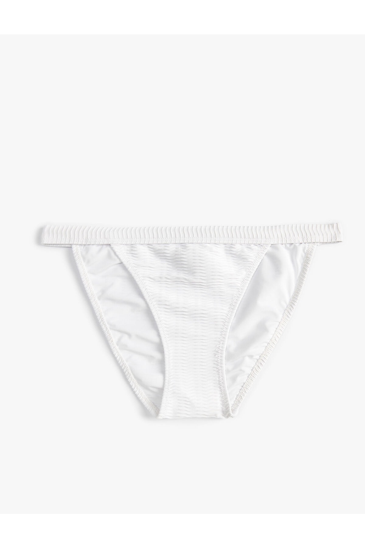 Levně Koton Textured Bikini Bottom Normal Waist