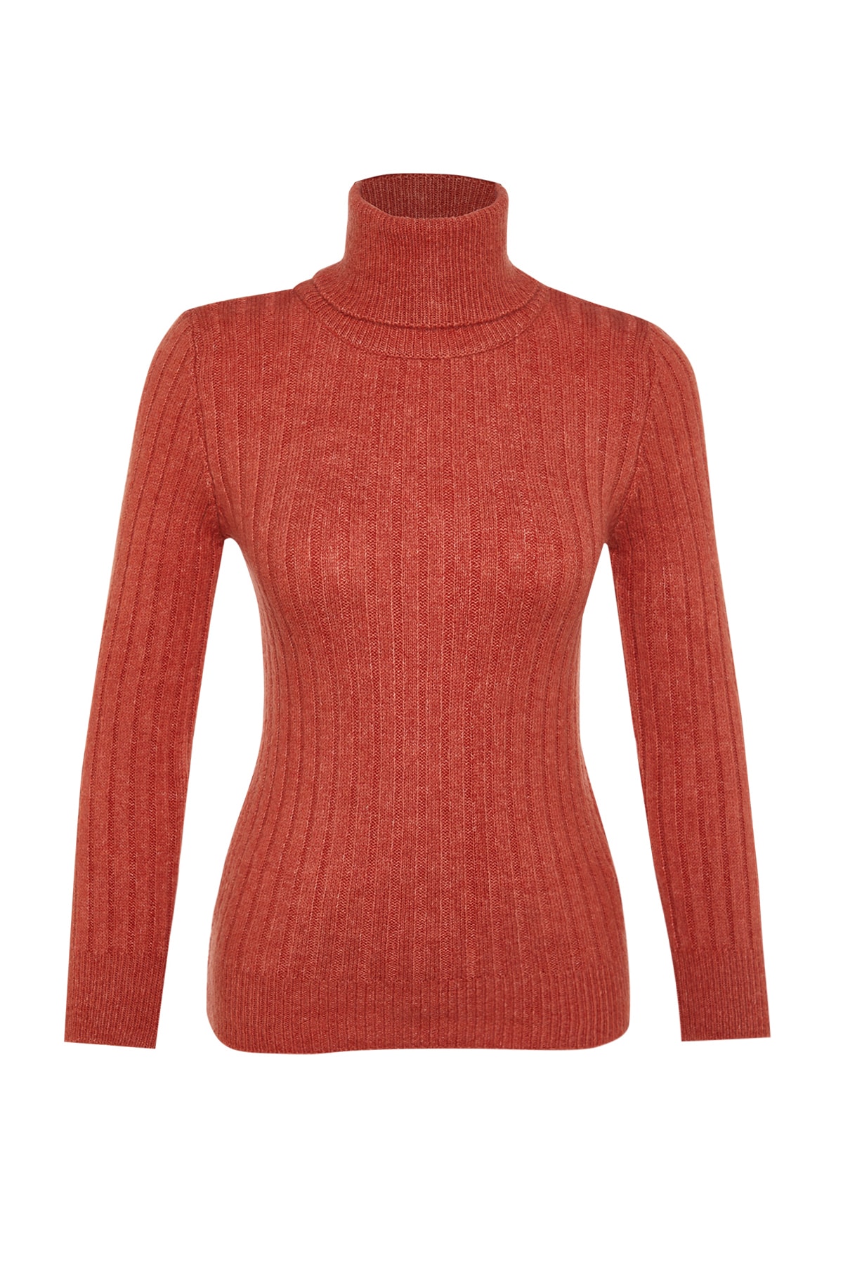 Trendyol Tile Soft Textured Basic Knitwear Sweater